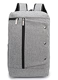 Weekend Shopper Lightweight Laptop Backpack Bookbag Rucksack School Backpack College Backpack Laptop Bookbags for Women and Men fit 15.6 inch Laptops Grey
