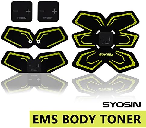SUPERSTA ABS Stimulator USB Rechargeable EMS Abdominal Toning Belt 6 Modes 15 Levels of Intensity, Portable Body Fitness Exercise Machine or Men Women …