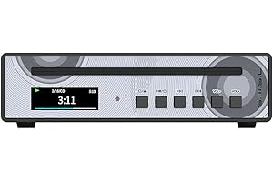 SMSL PL100 PRO Multi-Function CD Player 2X CS43131 High-End DAC Chips Supports Lossless MQA Playback with Remote Control (Bla