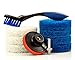 Bathroom & Kitchen Power Scrub Pad Cleaning Kit with Deep Cleaning Brush - 10 Piece Set Includes EXTRA Scrub Pad