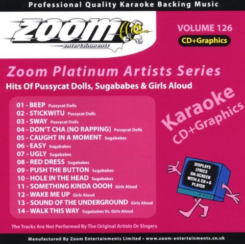 Zoom Karaoke CD+G - Platinum Artists 126: Pussycat Dolls, Sugababes & Girls Aloud