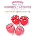 Etude House Strawberry Sponge Hair Roller x 4ea (Hair Roller)