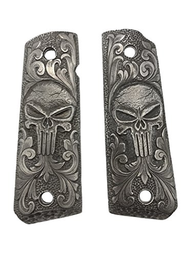 AFL12 ## New Colt 1911 1991 Full Size Kimber Clones Springfield grips full size Aluminum Hand Engraved Handmade Beautiful Handcraft Special Design Grips Sport for Men Birthday Gift by Handicraftgrips