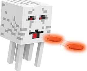 Amazon Com Mattel Minecraft Fireball Ghast Authentic Pixelated Video Game Characters Action Toy To Create Explore And Survive Gift For Fans Age 6 Years And Older Everything Else