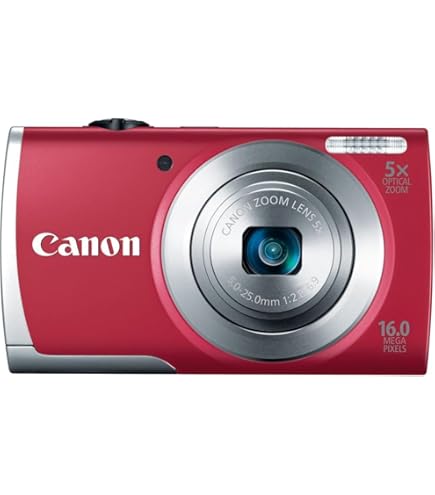 Amazon.com : Canon PowerShot ELPH135 Digital Camera (Red