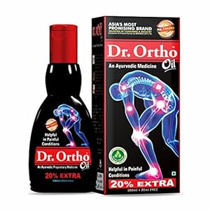 Dr Ortho Ayurvedic Pain Relief  Oil – 100ml+20ml Extra (Pack Of 1)