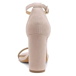 Herstyle Women’s Chunky Block Heels – Open Toe