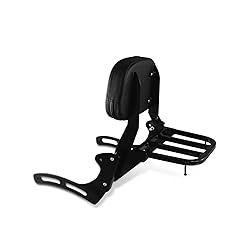 SWESGI Motorcycle Passenger Backrest Sissy Bar with