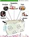 LANGYASHAN Rectangular Storage Bin Collapse Canvas Fabric Cartoon Storage Basket with Handles for Organizing Home Kitchen Boys and Girls Toys Office Closet Shelf Baskets (Rec lion)