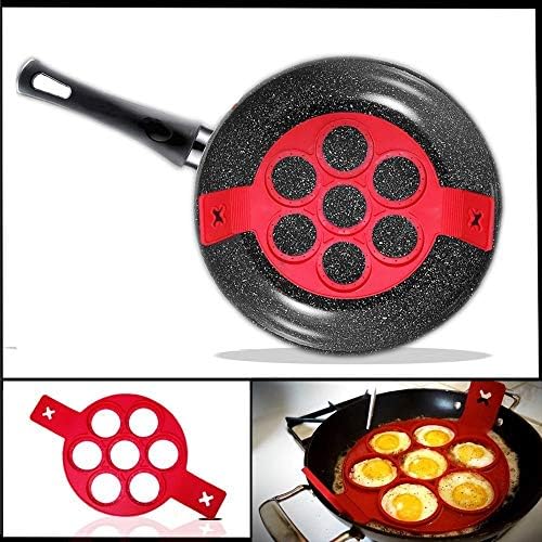 Perfect Pancakes Silicone Flippin' Fantastic Non-Stick Pancake Maker Egg Ring Flip Breakfast Omelets Kitchen Baking Tools