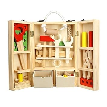 Spielzeug Werkzeugkasten Holz - Test 5