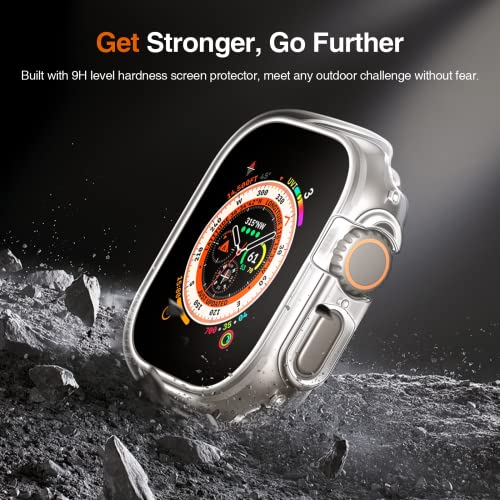 [3+1] LK 3 Pack for Apple Watch Ultra Screen Protector 49mm & Hard PC