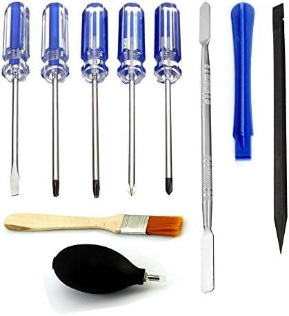 Cyclingkit 10 In 1 Set Repair Opening Tools With 5 Screwdrivers Mini set Precision Disassembling Tools For New 3DS /PS4/ Xbox one Game Consoles Or Smart Devices