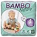 Bambo Nature Baby Diapers Classic, Size 4 (15-40 Lbs), 30 Count