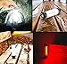 Waterproof Magnetic LED Camping Lantern Rechargeable Emergency Flashlight Rechargeable with 5 Brightness for Hiking Camping Blackouts Reading