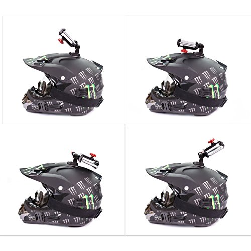 iPhone 4, 5, 6 Helmet Mount Cam holder for HD phone videos, compatible with all cases and phones, use with Samsung Galaxy 3, 4, 5, HTC Nokia Otterbox cases - Thumbnail 5
