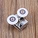 Zoternen Shower Door Roller, 2pcs 26mm Wheel Zinc Alloy Shower Door Rollers Runners Wheels