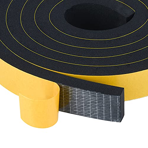 Trisiki Foam Insulation Tape, Adhesive Weather Stripping Door Seal