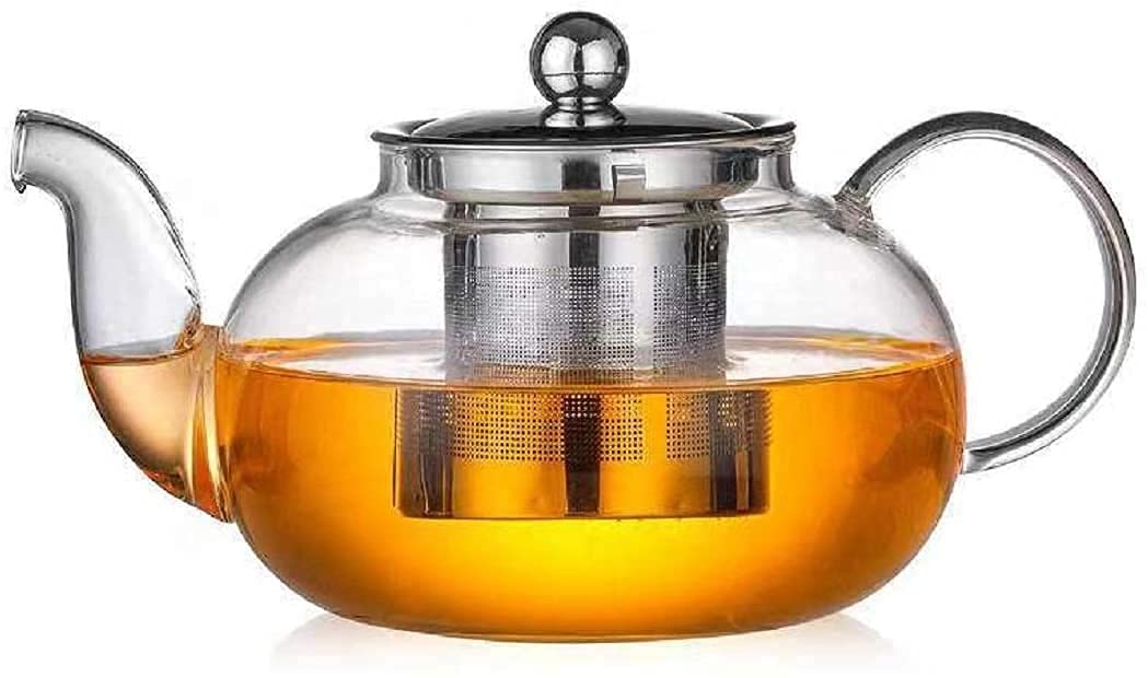 Buy Kettle 1 Litre Tea Kettle Borosilicate Glass Hot Water Kettle with