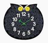 Telechron  Zoo Timer Owl Wall Clock, Blue/Black