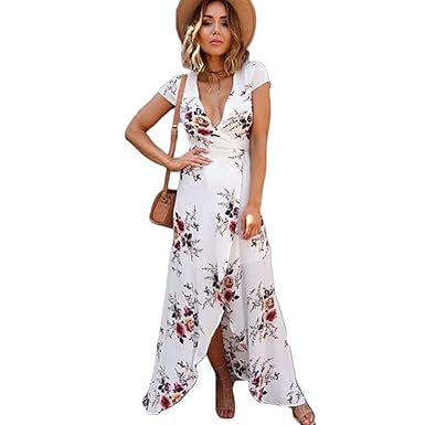 AUDBURN Frauen Frühling Herbst Sommer Casual Kleid Blusen Kleid lose Tunika Casual Kleid