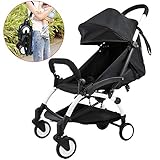 VEVOR 2 in 1 Portable Baby Stroller Lightweight Folding Stroller for 6 Month and Up to 15KG Baby Travel System Mini Infant Carriage Folding Pushchair Small Foldable Stroller (Lightweight