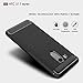 HTC U11 Eyes Case, Landee Carbon Fiber Design Shock Absorption Air Cushion Technology Drop Protection Phone Case Cover for HTC U11 Eyes - Black