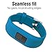 Mosstek Compatible with Garmin Vivofit 3/jr/jr 2 Bands, Soft Silicone Replacement Sport Wristbands for Kids Girls Boys Women Men Small Large
