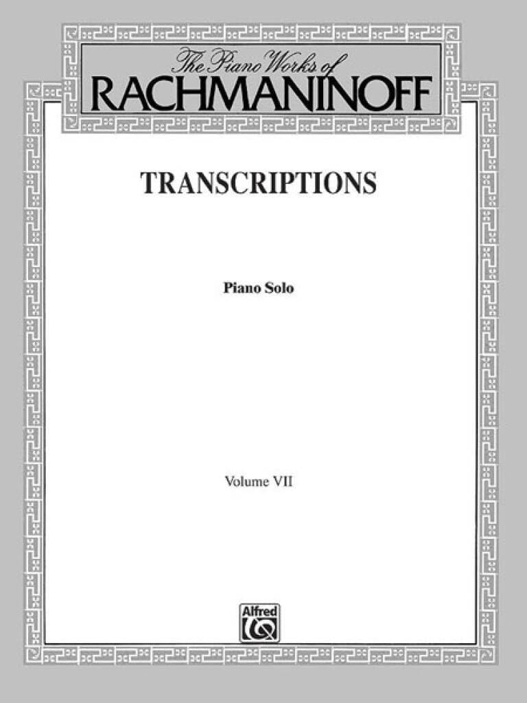 Transcriptions Volume VII: Transcriptions: 7 (Belwin Edition)