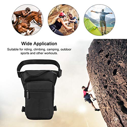 VBG VBIGER Mens Fanny Packs Retro Drop Leg Bag Sports Tactical Bag Waist Bag Sports Fanny Thigh Pack