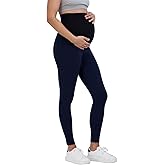 Savi Parker Women’s Ponte Maternity Leggings with Pockets – Maternity and Pregnancy Clothes for Fall and Winter – 28” Inseam