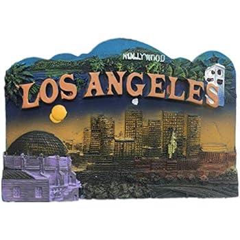 Universal Studios Hollywood Los Angeles America USA Fridge Magnet 3D Resin Handmade Craft Tourist Travel City Souvenir Collection Letter Refrigerator Sticker