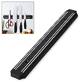 Latest Magnetic Knife Holder - Lifetime Replacement Warranty - Best Rated Knife Storage - Strongest Neodymium Magnets - Prevent Knife Steel From Dulling - Keep Kitchen Knives Away From Kids