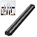 Latest Magnetic Knife Holder Strip - Strong Double Magnet Bar - Best Rated Storage Rack For Kitchen Knives - Modern Wall Mount For All Metal Utensils - Keep Your Kitchen Knife Away From Kids