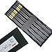 Melamine Chopsticks. Reusable Luxury Chopstick Set. A Wooden Replacement Made With Non-Toxic Dishwasher Safe Melamine. (Black 5 Pairs)