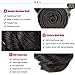 Suerkeep Loose Wave Virgin Hair Bundles Brazilian Human Hair Weave Remy Hair Bundles Loose Wave Brazilian Human Hair Extensions(12 14 16, Jet Black Color)