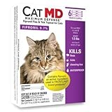 Cat MD Max Defense Flea & Tick Topical for Cats (over 1.5 lbs) - 6 Month Supply