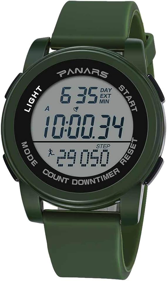 Amazon Panarsファッション防水ランニングステップカウンターメンズスポーツ電子時計メートル防水 大文字盤 ストップウオッチ アラーム Led バックライト タイマー機能付き スポーツ腕時計 防水腕時計 腕時計 メンズ メンズ腕時計 腕時計 通販 Amazon Panarsファッション防水ランニングステップカウンターメンズスポーツ電子時計メートル防水 大文字盤 ストップウオッチ アラーム Led バックライト タイマー機能付き スポーツ腕時計 防水腕時計 腕時計 メンズ メンズ腕時計 腕時計 通販
