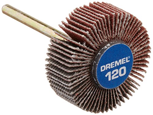 Flapwheel, 3/8" Thick, 1/8" Shank, 120 Grit