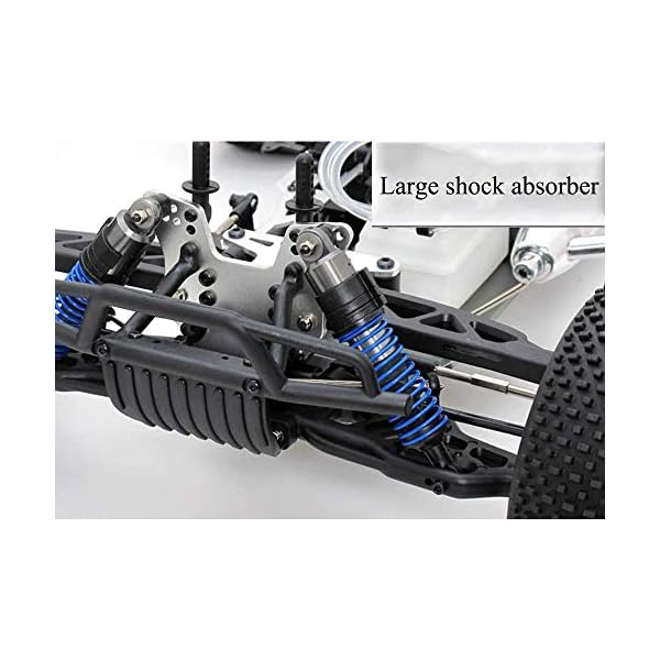 YZHM 4WD RC Nitro Off-Road Auto, 08.01 Th Maßstab Kraftstoff Fernbedienung Buggy Fahrzeug Spielzeug für Erwachsene mit… – Bild 8