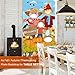 Blulu Thanksgiving Toss Game Fall Festival Game Banner with 3 Scarecrow Bean Bags Pumpkin Toss Decoration Turkey Harvest Games for Kids Family Friends Autumn Give Thanks Theme Party Favors Supplies