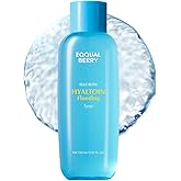EQQUALBERRY Hyaltoin Flooding Toner | Moisture-Rich Hydrogel Toner for Deep Hydration | Cooling Essence Texture | Hyaluronic Acid & Ectoin | Makeup-Ready Skin (5.07 fl.oz / 150ml)