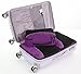 bago 8 Pcs Packing Cubes for Suitcases - 5 Travel Cubes with 3 ZipLock Bags - Luggage Organizer Bags to Get Maximum Storage, Save Time & Effort to Pack - Happy Traveling (Purple)