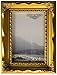 MyFrameStore Golden 8x10 Imperial Wooden Picture Antique Gold Color | Exclusive Floral Molding Design for Wedding, Hallway, Bedroom, Living Room & Office Décor Photo Frame, Wall Mounting Material