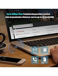 Bluetooth 4.0 USB adaptador para PC, zexmte Bluetooth de baja energía Adaptador Dongle USB compatible con Windows 10 8.1 8 7 Vista XP