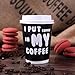 Premium 12oz Disposable Paper Coffee Cups With Lids (50ct) - 5 Fun Quotes in Each Pack - Make Your Own Coffee or Tea With These Paper Coffee Cups - Insulated Double Wall - No Need For Sleeves