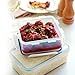 LOCK & LOCK Easy Essentials Food Storage lids/Airtight containers, BPA Free, Square-20 oz-for Coffee, Clear