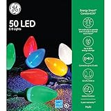 GE Energy Smart 50 Multicolor LED C-9 Holiday/Christmas Lights - 32.6ft String (Indoor/Outdoor) (1)