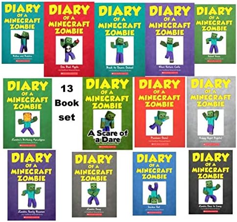 Diary Of A Minecraft Zombie Book Vol 1 13 Collection 13 Books Bundle Zack Zombie Amazon Sg Books