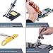Soldering Iron Kit, 80W Digital LCD Solder Gun with ON/OFF Switch Adjustable Temperature Controlled and Fast Heating Thermostatic Design Welding Tools for Electronics (Grey)